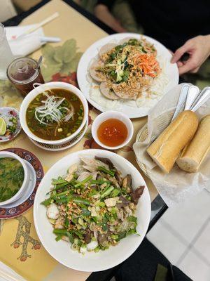 Hu tieu, Bo kho, banh cuon