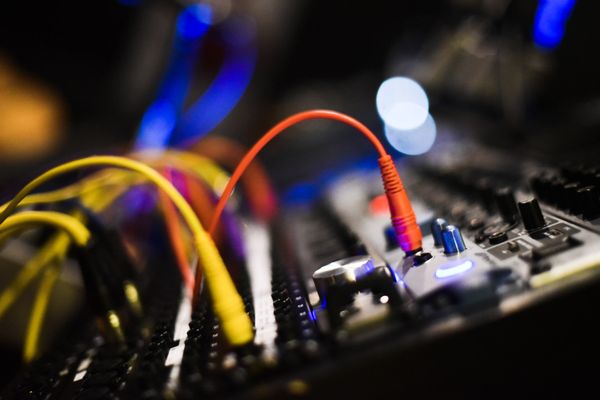 Photo of one of the studio racks