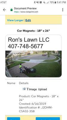 Landscaping business