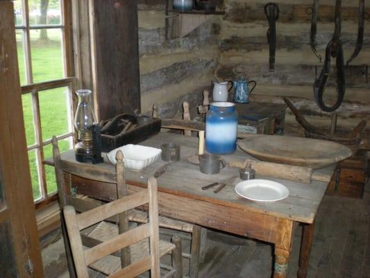 They open up the log cabin, M-F 11 am-1 pm ish. Call Morton Museum staff to verify time: www.colliervillemuseum.org