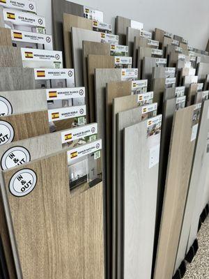 Large stock of tiles