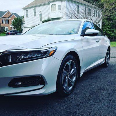 Brand new Accord received a full sealant protection package