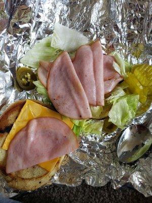 The turkey "deli" sandwich