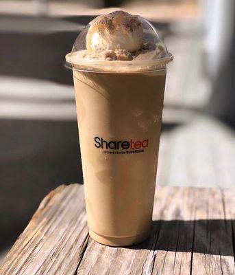 Coffee ICEE blended with ice ice cream