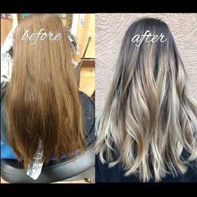 Love this balayage transformation!