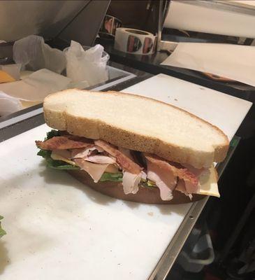 Honey maple turkey club