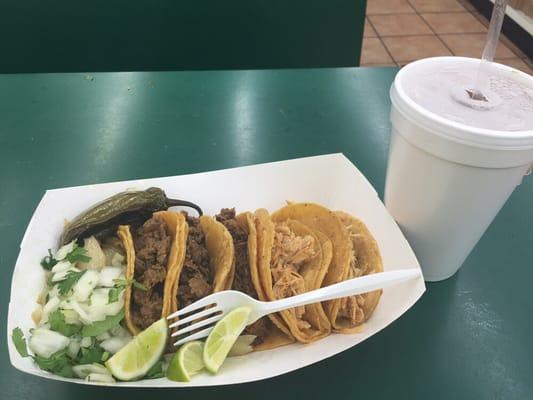 Beef Fajitas and Tamarindo Horchata!