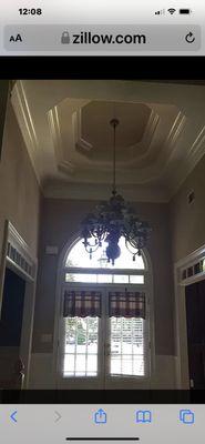 Remove foyer light fixture