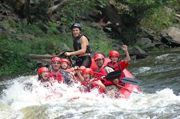 Whitewater rafting on the Little Pigeon River