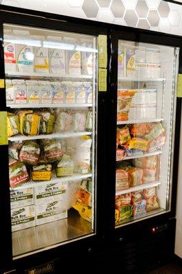 Raw and frozen foods for optimal health!