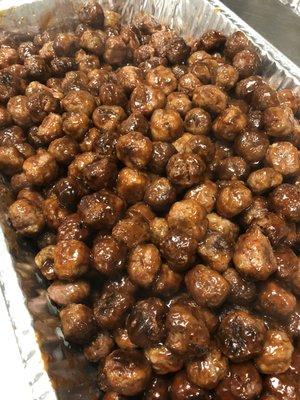 BBQ Glaze Turkey Meatballs