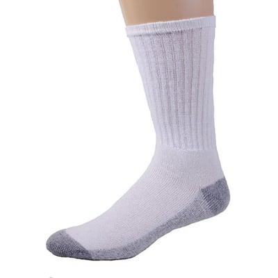 American Made Brand Gray Bottom Crew Socks Size 10-13