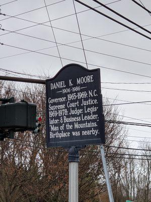 Daniel K. Moore Historical Marker