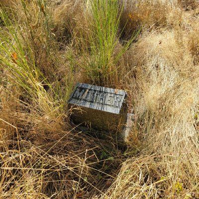 One of the more readable headstones in a very historical part of the cemetery.