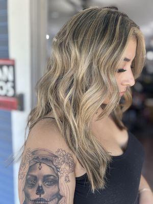 Blonde balayage