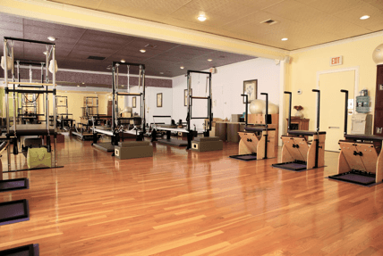 Reformer and Chair room - classes up to 8 attendees, private and semi private lessons