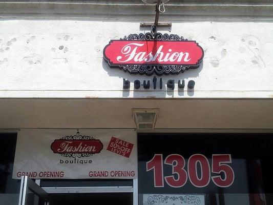 Fashion Boutique=) in the corner of fashion ave. and willow st.   PARKING IN THE BACK!!!