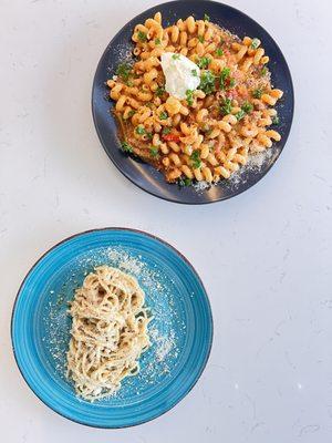 cavatappi & cacio e pepe