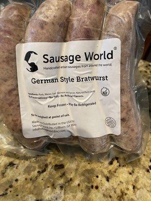 Authentic German Brats made by a Very nice German man.