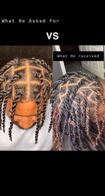 Mens Box Twist w/ Extensions