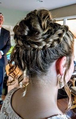 Princess dance updo.