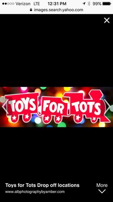 Advance Tire is a"Toy's for Tots"drop off center.