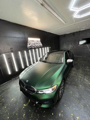 BMW WRAPPED CHROME GREEN