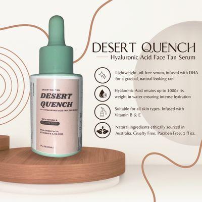 Desert Quench Hyaluronic Acid Face Tan Serum