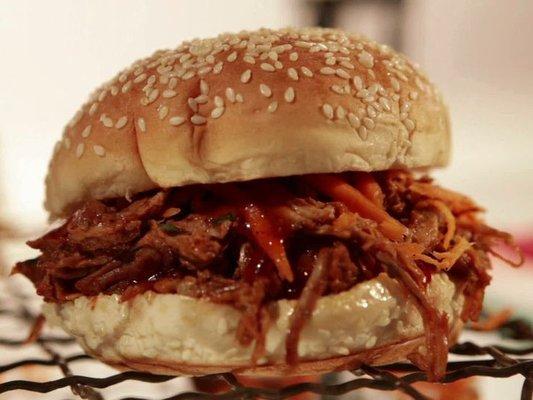 Smoked Pulled Pork Sandwich