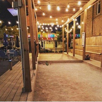 Wednesday night bocce league at Park & Field in Logan Square