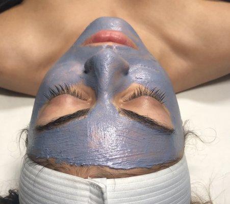 Microdermabrasion followed with Patagonia Berry Stem Cell Mask