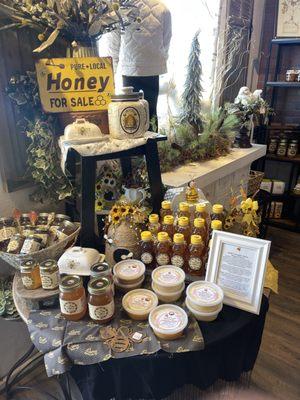 Local honey sold here!