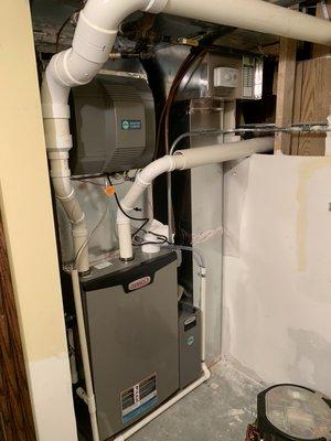 After photo of Furnace, A/C & Humidifier replacement.