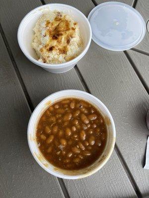 Mac & Cheese with baked beans