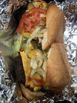 Cheeseburger Sub ! Thanks