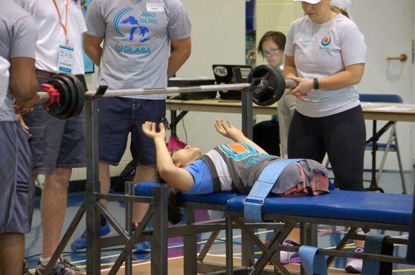 Powerlifiting is a Paralympic sport and offered by GLASA weekly.