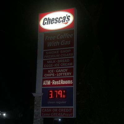 Thought this was cool because the last price photo was $2.79, exactly one dollar higher. Love the ease of Chesca's.