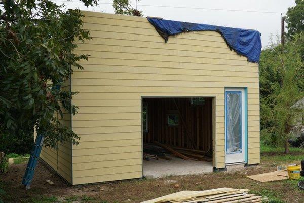 Siding install