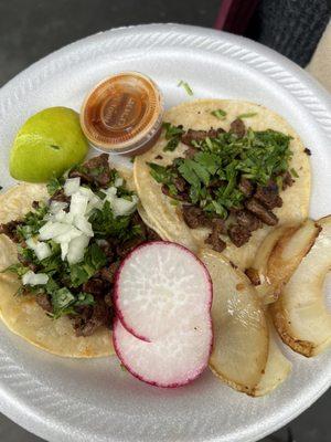 Carne asada tacos