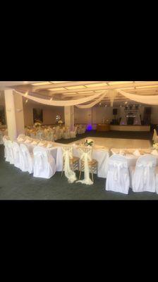 Reception set up