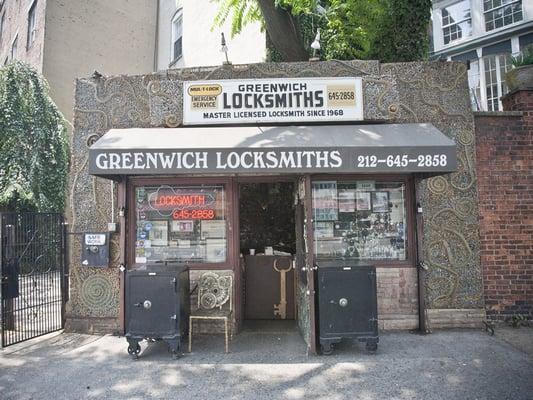 Our storefront on 7th Avenue South, just a block and a half south of Bleecker in the heart of the West Village