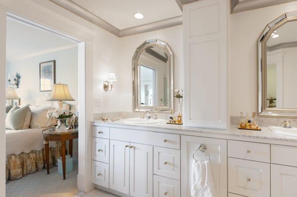 Master bath remodel of 1920s home.