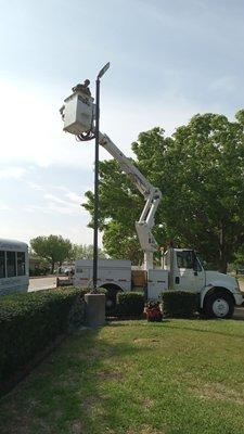 Install Street light service