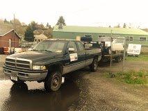 Removing junk car from repair shop impound yard