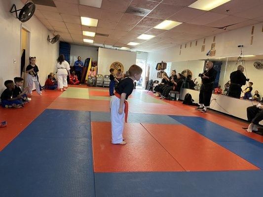 Tournament inside Upland Martial Arts Center