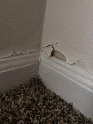 Cracked walls