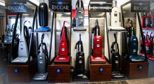 Over 100 Vacuums on display.