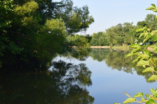 Beautiful Lake Ashbury is stocked with fish!