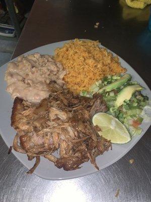 Barbacoa platter