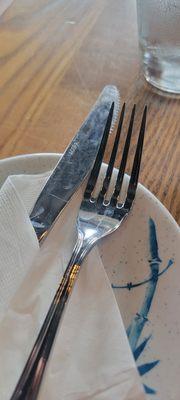 Dirty silverware